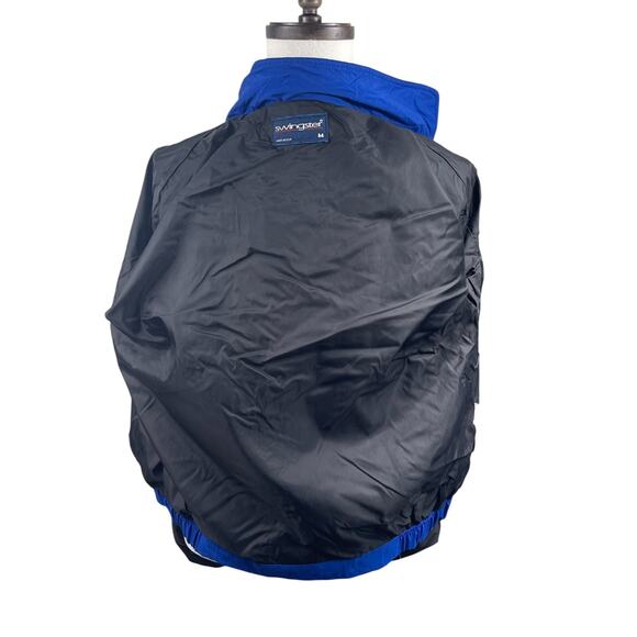 Vintage 80s Swingster Zip Up Jacket Kevin Grubb 37 Sz M Timber Wolf Racing USA - Picture 7 of 11